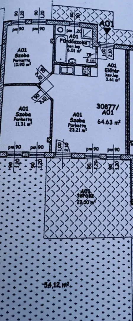 Kiadó ingatlan, Budapest, XIV. kerület 1+2 szoba 64 m² 220 E Ft/hó