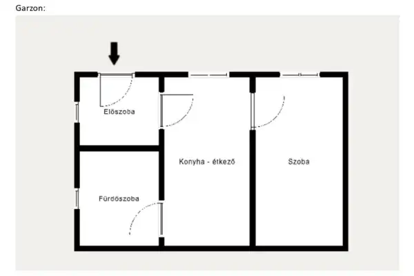Kiadó ingatlan, Kecskéd 1 szoba 39 m² 120 E Ft/hó