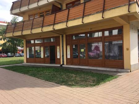 kiadó üzlethelyiség utcai bejáratos, Békéscsaba