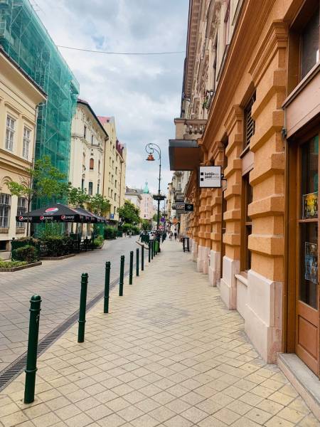 kiadó üzlethelyiség utcai bejáratos, Budapest, IX. kerület