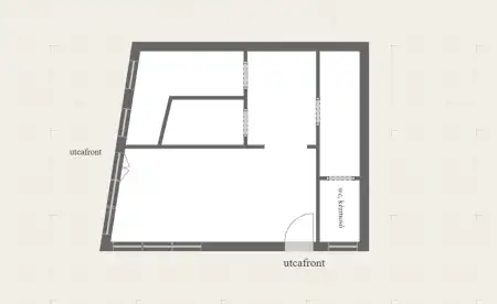 Kiadó üzlethelyiség utcai bejáratos, Budapest, XIII. kerület 42 m² 300 E Ft/hó